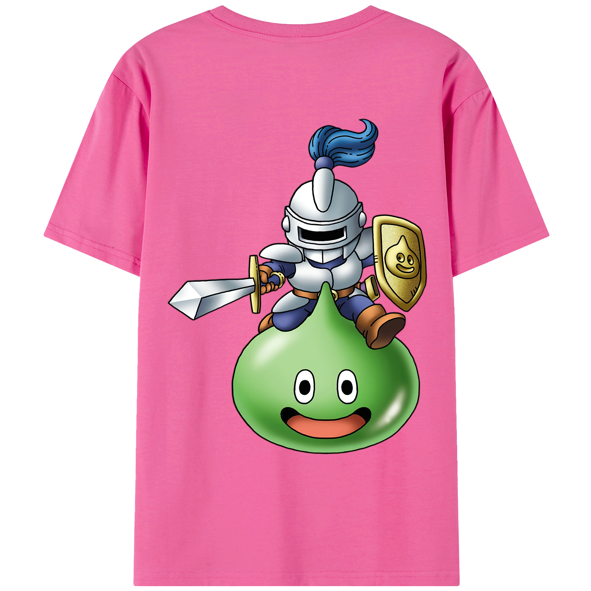 （画像用） ドラゴンクエスト Doragon Kuesuto Dragon Quest レディース半袖Tシャツ(バックプリント)